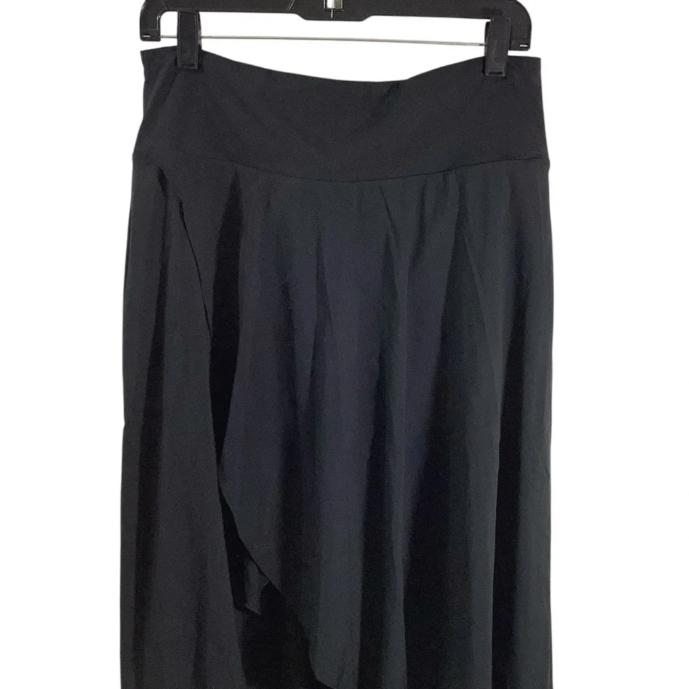 HALARA Black Breezeful High Waisted Ruffled Skirt Hi-lo Flowy
